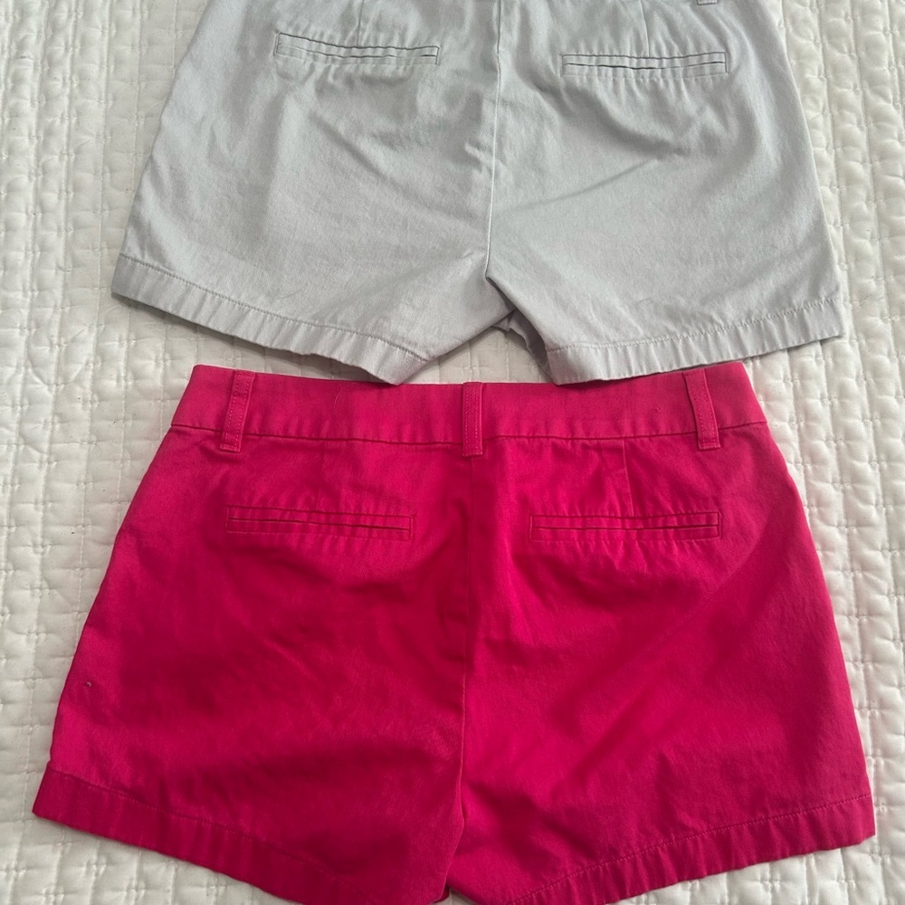 J. Crew Gray and Pink Women's Shorts - Picture 2 of 3